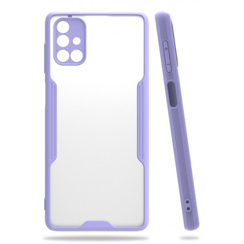 Newface Samsung Galaxy M51 Kılıf Platin Silikon - Lila Newface Samsung Galaxy M51 Kılıf Platin Silikon - Lila