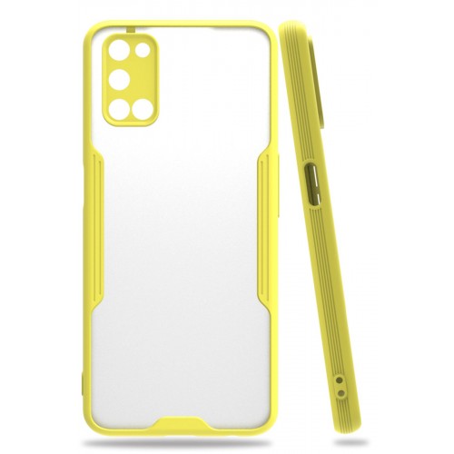 Newface Oppo A72 Kılıf Platin Silikon - Sarı Newface Oppo A72 Kılıf Platin Silikon - Sarı