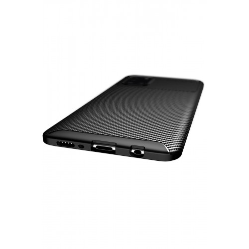 Newface Samsung Galaxy A31 Kılıf Focus Karbon Silikon - Kahverengi Newface Samsung Galaxy A31 Kılıf Focus Karbon Silikon - Kahverengi