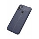 Newface Samsung Galaxy M11 Kılıf Focus Derili Silikon - Lacivert Newface Samsung Galaxy M11 Kılıf Focus Derili Silikon - Lacivert