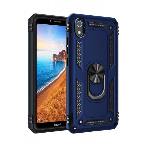 Newface Xiaomi Redmi 7A Kılıf Sofya Yüzüklü Silikon Kapak - Lacivert Newface Xiaomi Redmi 7A Kılıf Sofya Yüzüklü Silikon Kapak - Lacivert