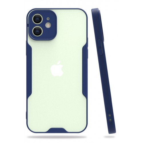Newface iPhone 12 Kılıf Platin Silikon - Lacivert Newface iPhone 12 Kılıf Platin Silikon - Lacivert