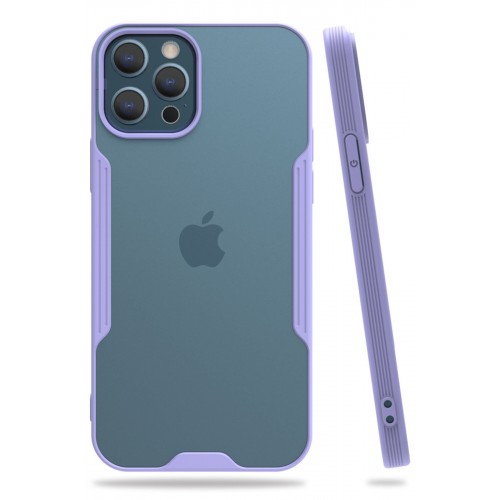 Newface iPhone 12 Pro Max Kılıf Platin Silikon - Lila Newface iPhone 12 Pro Max Kılıf Platin Silikon - Lila