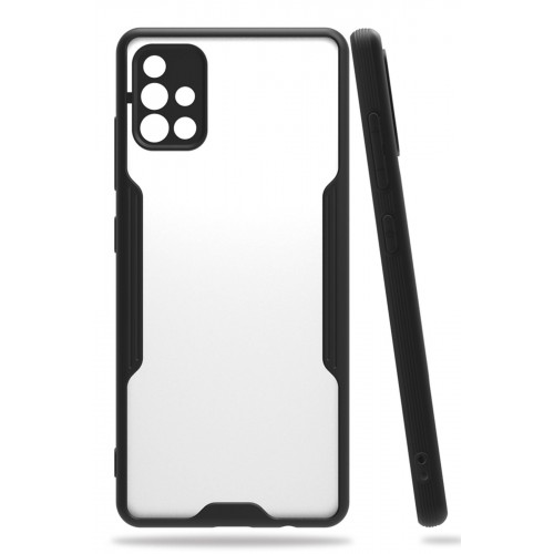 Newface Samsung Galaxy A71 Kılıf Platin Silikon - Siyah Newface Samsung Galaxy A71 Kılıf Platin Silikon - Siyah