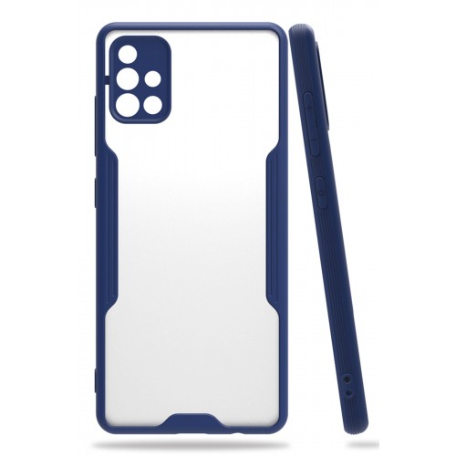 Newface Samsung Galaxy A71 Kılıf Platin Silikon - Lacivert Newface Samsung Galaxy A71 Kılıf Platin Silikon - Lacivert