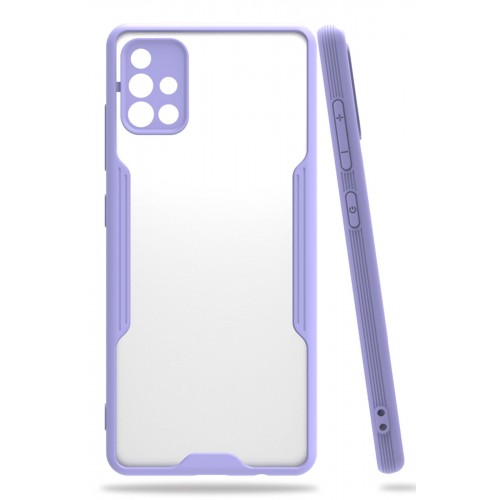 Newface Samsung Galaxy A71 Kılıf Platin Silikon - Lila Newface Samsung Galaxy A71 Kılıf Platin Silikon - Lila