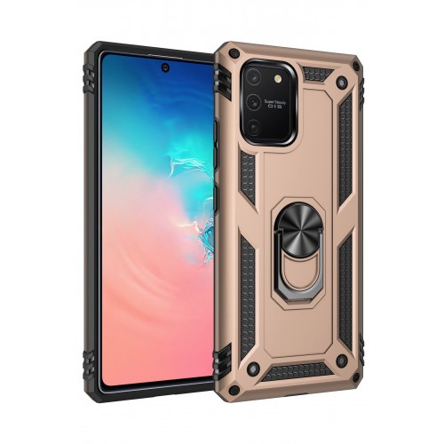 Newface Samsung Galaxy A81 / Note 10 Lite Kılıf Sofya Yüzüklü Silikon Kapak - Gold Newface Samsung Galaxy A81 / Note 10 Lite Kılıf Sofya Yüzüklü Silikon Kapak - Gold