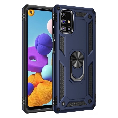 Newface Samsung Galaxy M31S Kılıf Sofya Yüzüklü Silikon Kapak - Lacivert Newface Samsung Galaxy M31S Kılıf Sofya Yüzüklü Silikon Kapak - Lacivert