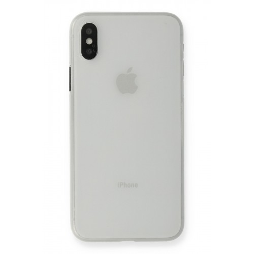 Newface iPhone XS Max Kılıf PP Ultra İnce Kapak - Beyaz Newface iPhone XS Max Kılıf PP Ultra İnce Kapak - Beyaz