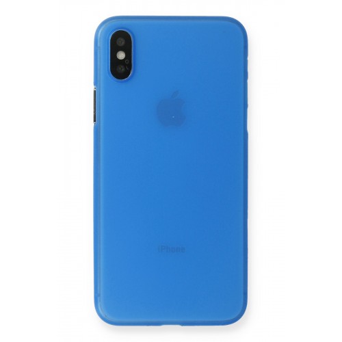 Newface iPhone XS Max Kılıf PP Ultra İnce Kapak - Mavi Newface iPhone XS Max Kılıf PP Ultra İnce Kapak - Mavi