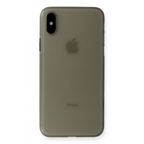 Newface iPhone XS Max Kılıf PP Ultra İnce Kapak - Gri Newface iPhone XS Max Kılıf PP Ultra İnce Kapak - Gri