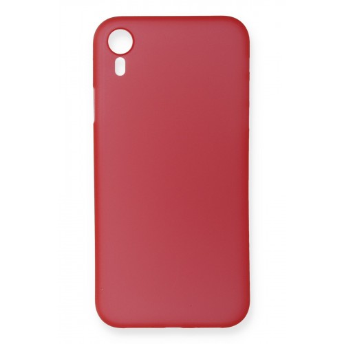 Newface iPhone XR Kılıf PP Ultra İnce Kapak - Kırmızı Newface iPhone XR Kılıf PP Ultra İnce Kapak - Kırmızı