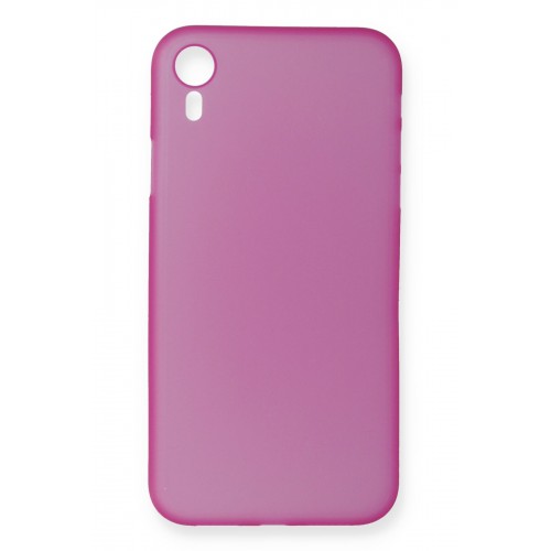 Newface iPhone XR Kılıf PP Ultra İnce Kapak - Pembe Newface iPhone XR Kılıf PP Ultra İnce Kapak - Pembe