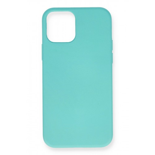 Newface iPhone 12 Mini Kılıf Nano içi Kadife Silikon - Turkuaz Newface iPhone 12 Mini Kılıf Nano içi Kadife Silikon - Turkuaz