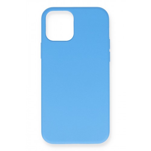 Newface iPhone 12 Pro Max Kılıf Nano içi Kadife Silikon - Mavi Newface iPhone 12 Pro Max Kılıf Nano içi Kadife Silikon - Mavi