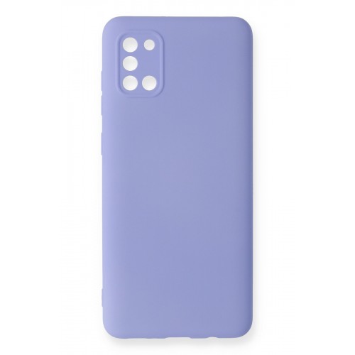 Newface Samsung Galaxy A31 Kılıf Nano içi Kadife Silikon - Lila Newface Samsung Galaxy A31 Kılıf Nano içi Kadife Silikon - Lila