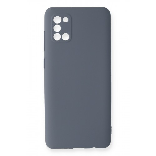 Newface Samsung Galaxy A31 Kılıf Nano içi Kadife Silikon - Gri Newface Samsung Galaxy A31 Kılıf Nano içi Kadife Silikon - Gri