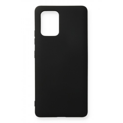 Newface Samsung Galaxy A91 / S10 Lite Kılıf Nano içi Kadife Silikon - Siyah Newface Samsung Galaxy A91 / S10 Lite Kılıf Nano içi Kadife Silikon - Siyah