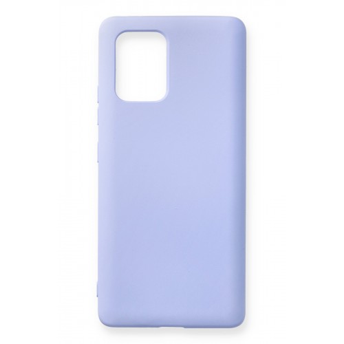 Newface Samsung Galaxy A91 / S10 Lite Kılıf Nano içi Kadife Silikon - Lila Newface Samsung Galaxy A91 / S10 Lite Kılıf Nano içi Kadife Silikon - Lila
