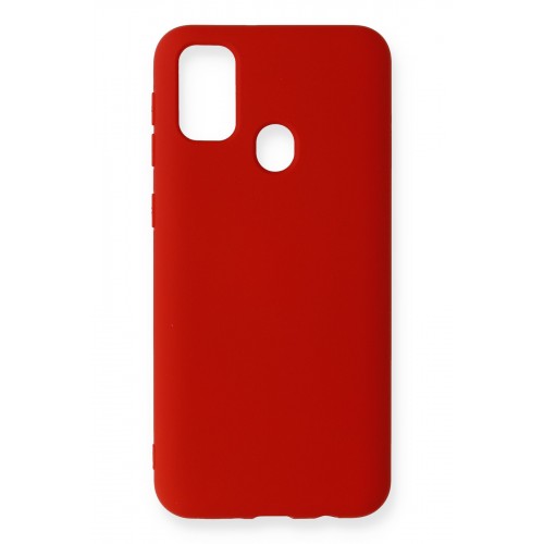 Newface Samsung Galaxy M31 Kılıf Nano içi Kadife Silikon - Kırmızı Newface Samsung Galaxy M31 Kılıf Nano içi Kadife Silikon - Kırmızı