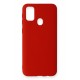 Newface Samsung Galaxy M31 Kılıf Nano içi Kadife Silikon - Kırmızı Newface Samsung Galaxy M31 Kılıf Nano içi Kadife Silikon - Kırmızı