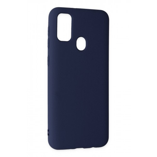 Newface Samsung Galaxy M31 Kılıf Nano içi Kadife Silikon - Lacivert Newface Samsung Galaxy M31 Kılıf Nano içi Kadife Silikon - Lacivert