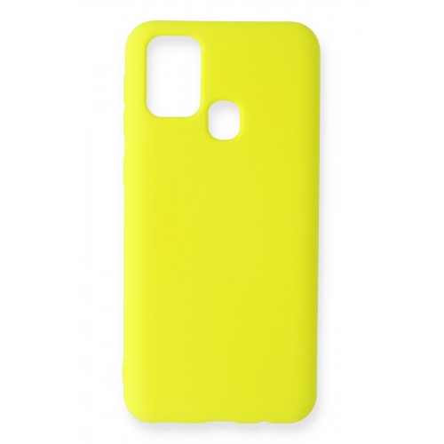 Newface Samsung Galaxy M31 Kılıf Nano içi Kadife Silikon - Sarı Newface Samsung Galaxy M31 Kılıf Nano içi Kadife Silikon - Sarı