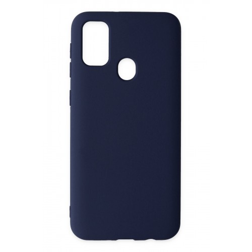 Newface Samsung Galaxy M30S Kılıf Nano içi Kadife Silikon - Lacivert Newface Samsung Galaxy M30S Kılıf Nano içi Kadife Silikon - Lacivert