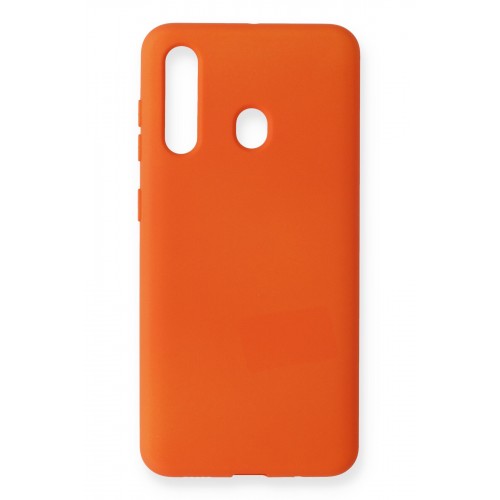 Newface Samsung Galaxy M40 Kılıf Nano içi Kadife Silikon - Turuncu Newface Samsung Galaxy M40 Kılıf Nano içi Kadife Silikon - Turuncu