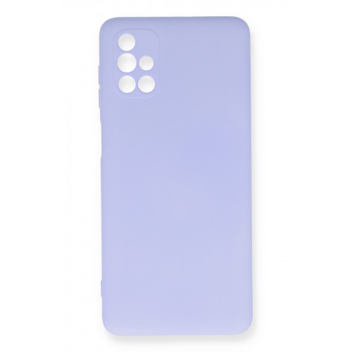 Newface Samsung Galaxy M51 Kılıf Nano içi Kadife Silikon - Lila Newface Samsung Galaxy M51 Kılıf Nano içi Kadife Silikon - Lila