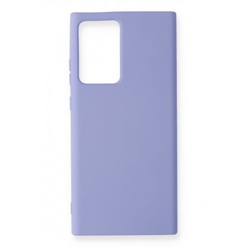 Newface Samsung Galaxy Note 20 Ultra Kılıf Nano içi Kadife Silikon - Lila Newface Samsung Galaxy Note 20 Ultra Kılıf Nano içi Kadife Silikon - Lila