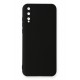 Newface Huawei Y8P Kılıf Nano içi Kadife Silikon - Siyah Newface Huawei Y8P Kılıf Nano içi Kadife Silikon - Siyah
