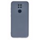 Newface Xiaomi Redmi Note 9 Kılıf Nano içi Kadife Silikon - Gri Newface Xiaomi Redmi Note 9 Kılıf Nano içi Kadife Silikon - Gri