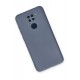 Newface Xiaomi Redmi Note 9 Kılıf Nano içi Kadife Silikon - Gri Newface Xiaomi Redmi Note 9 Kılıf Nano içi Kadife Silikon - Gri