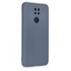 Newface Xiaomi Redmi Note 9 Kılıf Nano içi Kadife Silikon - Gri Newface Xiaomi Redmi Note 9 Kılıf Nano içi Kadife Silikon - Gri