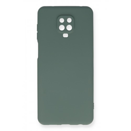 Newface Xiaomi Redmi Note 9S Kılıf Nano içi Kadife Silikon - Koyu Yeşil Newface Xiaomi Redmi Note 9S Kılıf Nano içi Kadife Silikon - Koyu Yeşil