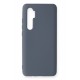 Newface Xiaomi Mi Note 10 Lite Kılıf Nano içi Kadife Silikon - Gri Newface Xiaomi Mi Note 10 Lite Kılıf Nano içi Kadife Silikon - Gri