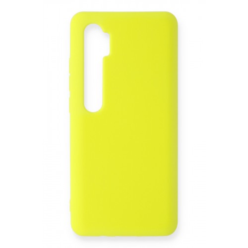Newface Xiaomi Mi Note 10 Lite Kılıf Nano içi Kadife Silikon - Sarı Newface Xiaomi Mi Note 10 Lite Kılıf Nano içi Kadife Silikon - Sarı