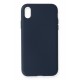 Newface iPhone XR Kılıf Nano içi Kadife Silikon - Lacivert Newface iPhone XR Kılıf Nano içi Kadife Silikon - Lacivert