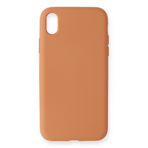 Newface iPhone XR Kılıf Nano içi Kadife Silikon - Turuncu Newface iPhone XR Kılıf Nano içi Kadife Silikon - Turuncu