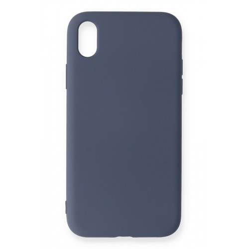 Newface iPhone XR Kılıf Nano içi Kadife Silikon - Gri Newface iPhone XR Kılıf Nano içi Kadife Silikon - Gri