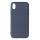 Newface iPhone XR Kılıf Nano içi Kadife Silikon - Gri Newface iPhone XR Kılıf Nano içi Kadife Silikon - Gri