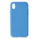 Newface iPhone XR Kılıf Nano içi Kadife Silikon - Mavi Newface iPhone XR Kılıf Nano içi Kadife Silikon - Mavi