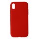Newface iPhone XR Kılıf Nano içi Kadife Silikon - Kırmızı Newface iPhone XR Kılıf Nano içi Kadife Silikon - Kırmızı