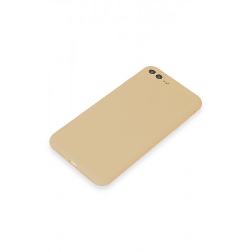 Newface iPhone 7 Plus Kılıf Premium Rubber Silikon - Gold Newface iPhone 7 Plus Kılıf Premium Rubber Silikon - Gold