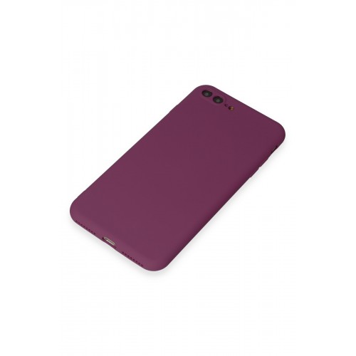 Newface iPhone 7 Plus Kılıf Premium Rubber Silikon - Mürdüm Newface iPhone 7 Plus Kılıf Premium Rubber Silikon - Mürdüm
