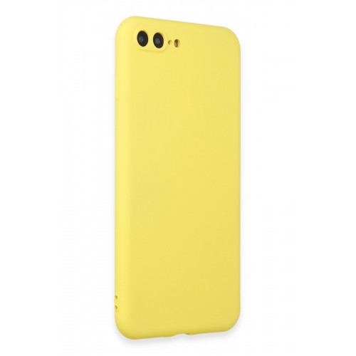 Newface iPhone 7 Plus Kılıf Premium Rubber Silikon - Sarı Newface iPhone 7 Plus Kılıf Premium Rubber Silikon - Sarı