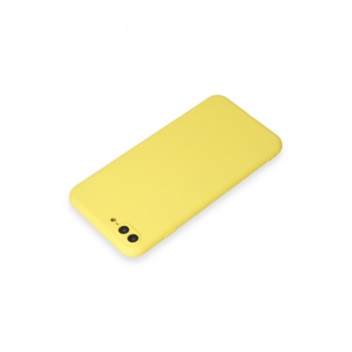 Newface iPhone 7 Plus Kılıf Premium Rubber Silikon - Sarı Newface iPhone 7 Plus Kılıf Premium Rubber Silikon - Sarı