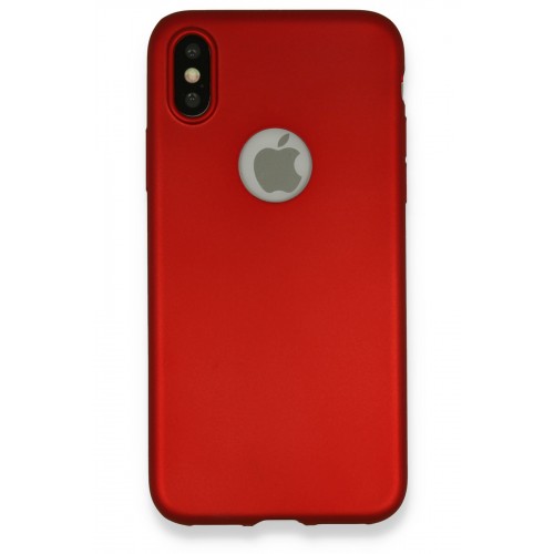 Newface iPhone XS Kılıf Premium Rubber Silikon - Bordo Newface iPhone XS Kılıf Premium Rubber Silikon - Bordo