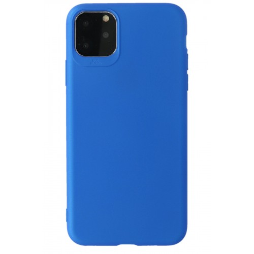 Newface iPhone 11 Pro Max Kılıf Premium Rubber Silikon - Mavi Newface iPhone 11 Pro Max Kılıf Premium Rubber Silikon - Mavi